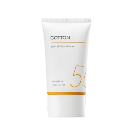 Missha Cotton sun spf 50 +pa+++